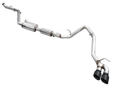 AWE 0FG Exhaust for 4th Gen Toyota Tacoma - Dual Diamond Black Tips - Primary